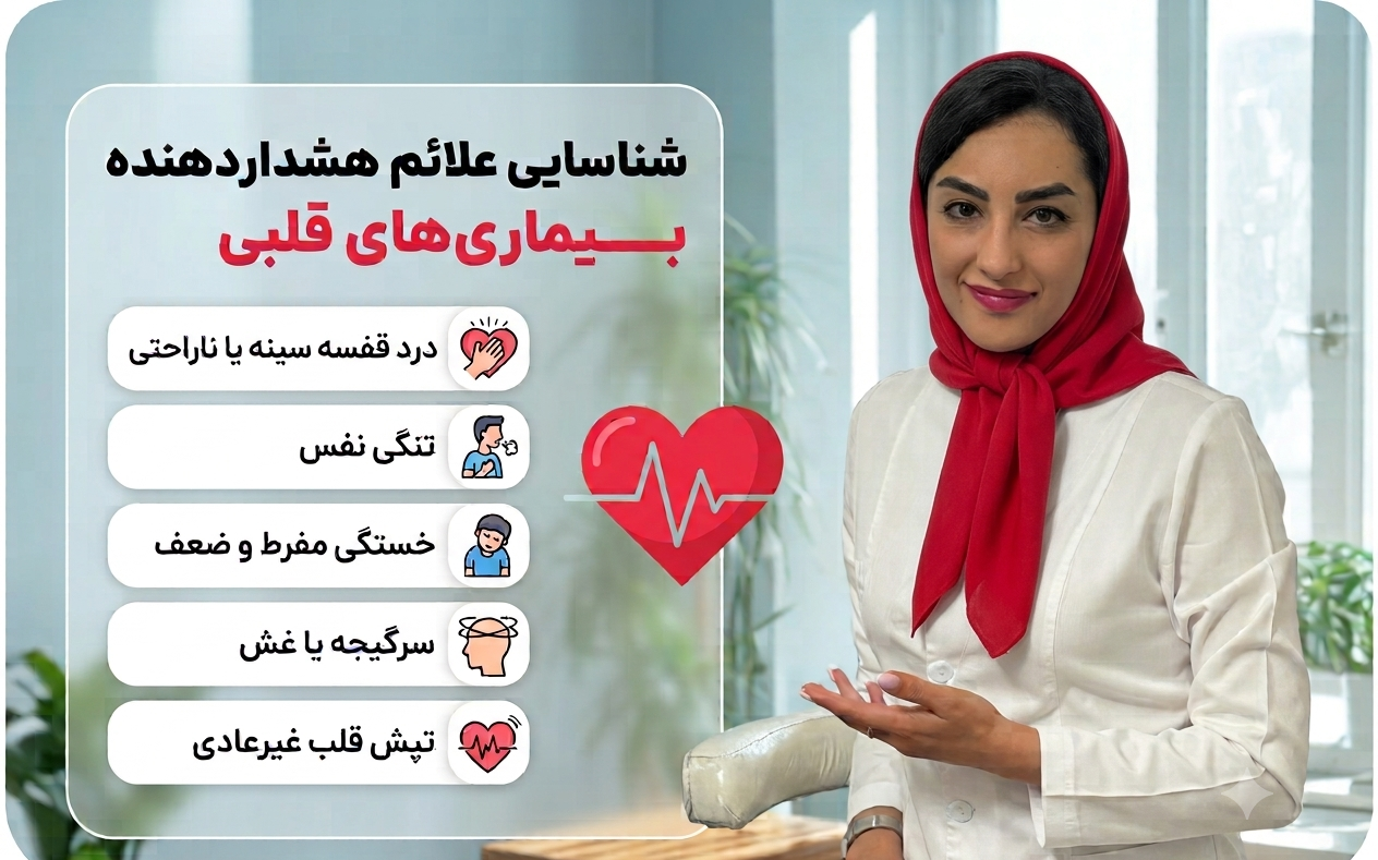 علائم بیماری قلبی